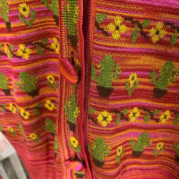 Colorful Striped Women's Sweater - Picture 3 of 4